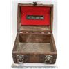 Image 1 : VINTAGE WOOD/METAL BOX / MINI TREASURE CHEST