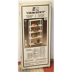 4-TIER STEEL SHELVING - NEW IN BOX