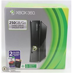 250GB XBOX 360 CONSOLE IN BOX WITH CONTROLLER &