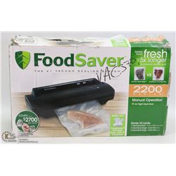 #1-FOODS SAVER 2200 SERIES VACUUM SEALING SYSTEM