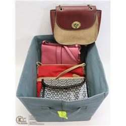 BIN OF NEW PURSES