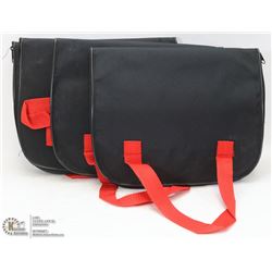 BOX OF 4 SALON STYLING CARRYING CASES