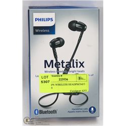 #9-PHILIPS WIRELESS HEADPHONES  SHB 5850