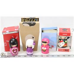LOT OF 4 MOMIJI DOLL COLLECTIBLES