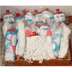 FLAT OF TWIST ON COTTON MOP HEADS