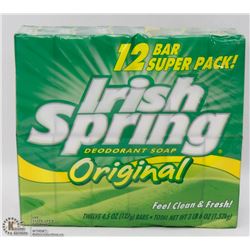 12 BAR SUPERPACK OF IRISH SPRING DEODORANT SOAP
