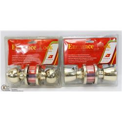 TWO ENTRANCE LOCKING DOOR HANDLE WITH KEYS