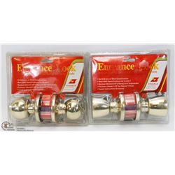 TWO ENTRANCE LOCKING DOOR HANDLE WITH KEYS