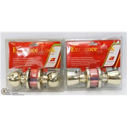 TWO ENTRANCE LOCKING DOOR HANDLE WITH KEYS