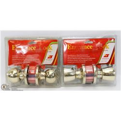 TWO ENTRANCE LOCKING DOOR HANDLE WITH KEYS