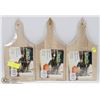 Image 1 : LOT OF 3 WOOD CUTTING BOARDS