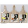 Image 1 : LOT OF 3 WOOD CUTTING BOARDS
