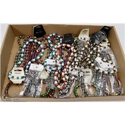 FLAT OF ASSORTED NECKLACES