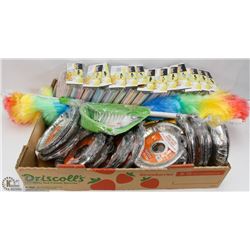 FLAT OF STRAWS, ELECTRIC BURNER LINERS AND MORE