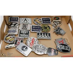 FLAT OF AUTOMOTIVE, AND ROCK BAND THEMED BELT