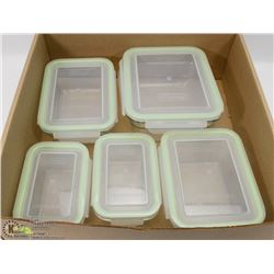 FLAT OF GLASSLOCK CONTAINERS