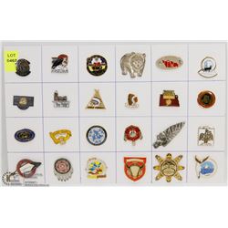 SHEET OF NATIVE COLLECTORS PINS