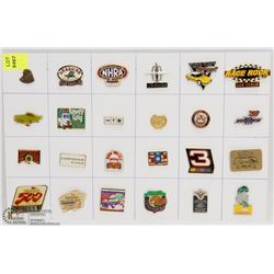 SHEET OF MOTOR POOL COLLECTORS PINS