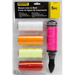 NEW 5PC MASON LINE & REEL