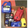 Image 1 : LARGE BOX W/ATV OILS & FLUIDS - SYNTHETIC