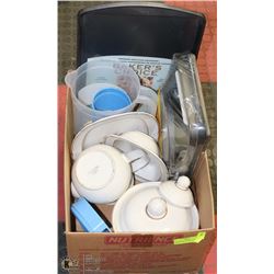 SERVING SET LOT INCL  NEW BAKING SHEETS AND NEW