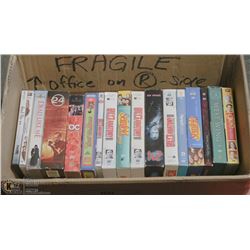 TOTE OF TV ON DVD INCL GREY'S ANATOMY, 24, WEST