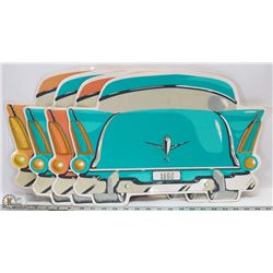 LOT OF 4 -1956 VINTAGE CAR PLACEMATS