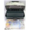 Image 1 : FLAT WITH BRAND NEW TACKLE BOX AND TRAY FULL