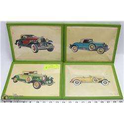 ESTATE LOT OF 4 CLASSIC SPORTSERS PICTURES