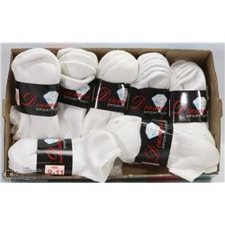 FLAT WITH 7 PKGS OF 3 SPORT SOCKS SZ9-11