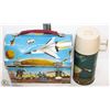 Image 1 : ANTIQUE LUNCH BOX WITH THERMOS SCI FI THEME