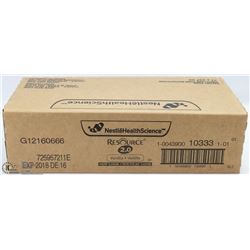 CASE OF 27 RESOURCE 2.0 VANILLA COMPLETE NUTRITION