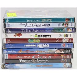 BUNDLE OF 10 KIDS WALT DISNEY DVD MOVIES