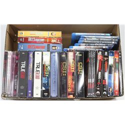 LARGE BOX OF BOXSET DVD MOVIES &
