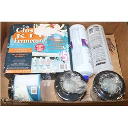 FLAT OF ASSORTED POOL AND SPA CARE PRODUCTS