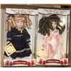 Image 1 : 2 BISQUE COLLECTOR DOLLS 8" IN BOXES