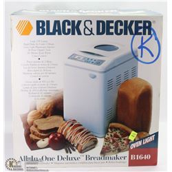 B&D ALL IN 1 DELUXE BREAD MAKER