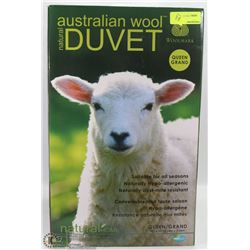 AUSTRALIAN WOOL DUVET-QUEEN SIZE