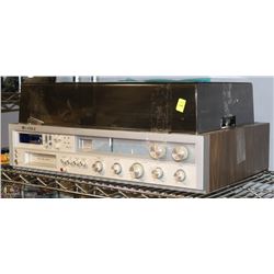 VINTAGE CANDLE 8-TRACK  PLAYER AM/FM