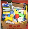 Image 1 : LARGE BOX OF ASSORTED NEW  CLEANING SUPPLIES