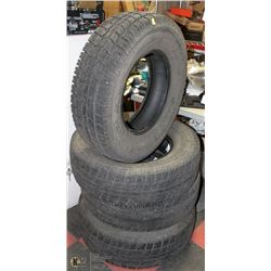 SET OF 4 ARCTIC CLAW LT245/75R16 TIRES