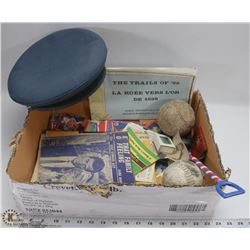 ESTATE BOX OF COLLECTIBLES.