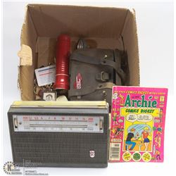 ESTATE BOX OF COLLECTIBLES.