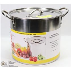 PRONTO 12 QUART STAINLESS STEEL STOCK POT WITH LID