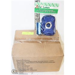 #44-BOX OF PET LOVER POOP'S SCOOP BAGS (12PK)