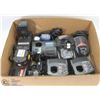 Image 1 : FLAT OF POWER TOOL CHARGERS & BATTERIES