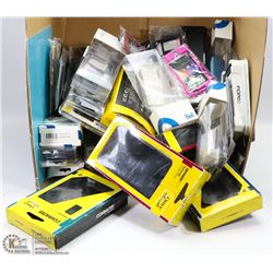 BOX OF ASSORTED NEW PHONE CASES