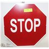 Image 1 : STOP SIGN 14"X14"X14" - ONE SIDED