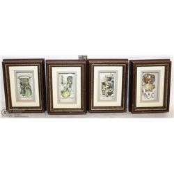 4 PICTURES INCL 3D, CERAMIC AND PAPER MACHE