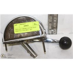 VINTAGE CHROME MOTOR BOAT THROTTLE CONTROL- ART
